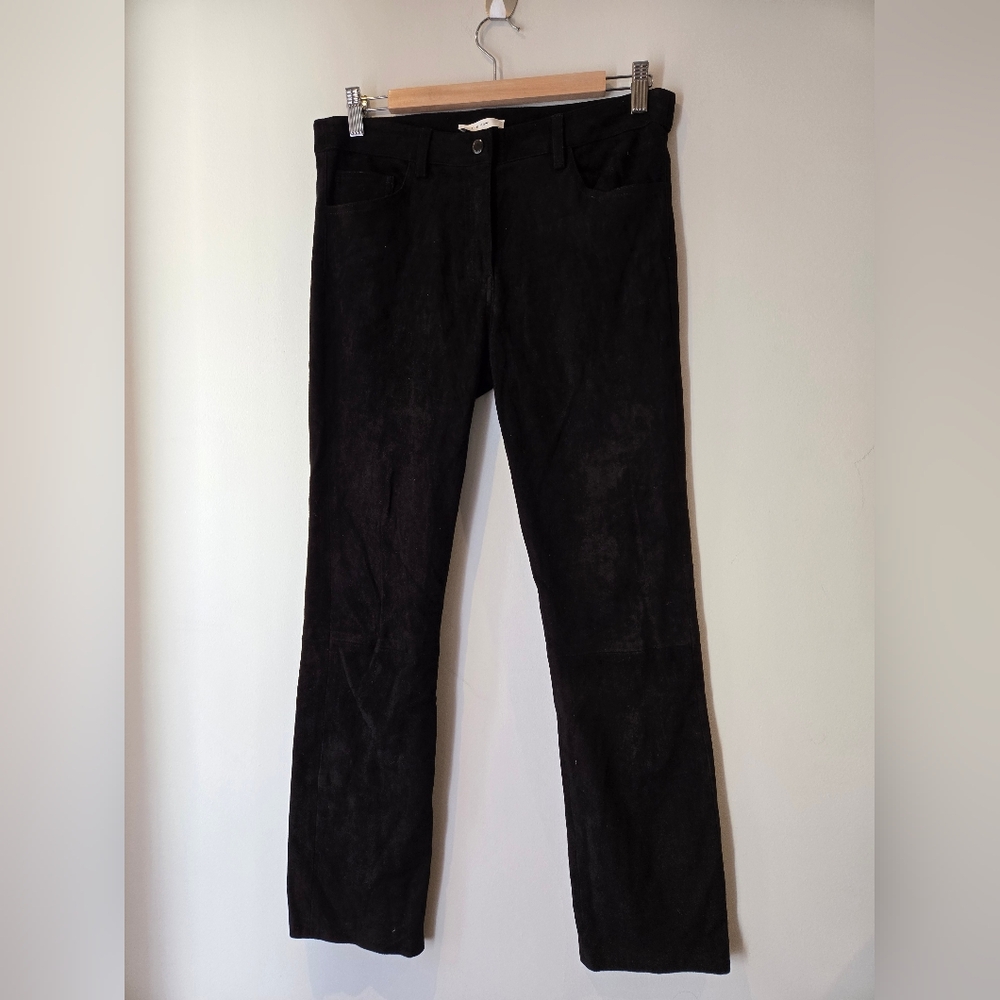 The Row Black Suede Jean Size 4